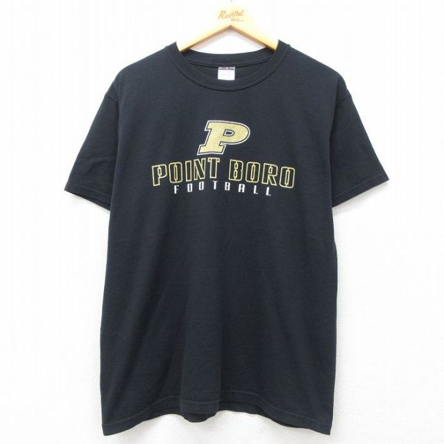 ジャージーズ 00s 半袖Tシャツ POINT BORO ブラック L | 古着