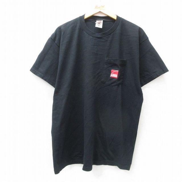 フルーツオブザルーム 00s 半袖Tシャツ オーウェンズコーニング ブラック XL | 古着