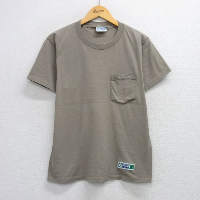 ディスカス 00s 半袖Tシャツ 胸ポケット付き グリーン L | 古着