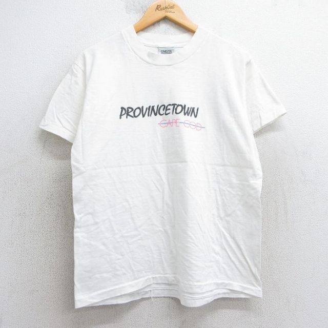 オニータ 90s 半袖Tシャツ プロビンスタウン ホワイト L | 古着