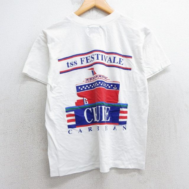 80s 半袖Tシャツ 船 ホワイト M | 古着