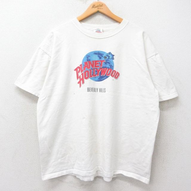 古着通販 XL☆古着 半袖 ビンテージ Tシャツ メンズ 90年代 90s