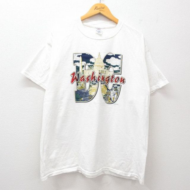 00s 半袖Tシャツ ワシントンDC ホワイト XL | 古着