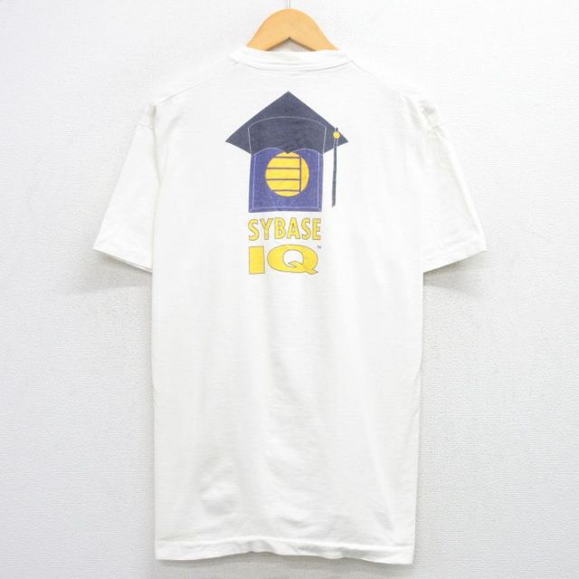 フルーツオブザルーム 90s 半袖Tシャツ SYBASE IQプリント ホワイト XL | 古着