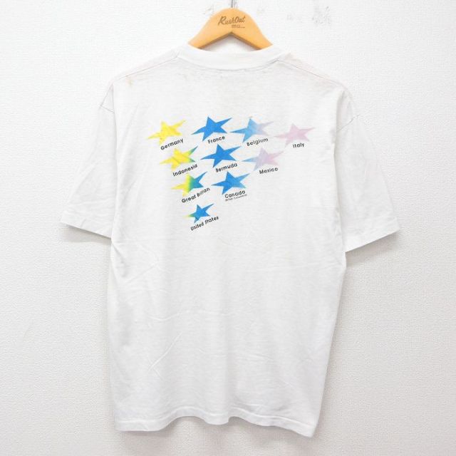 ヘインズ 80s 半袖Tシャツ 星 ホワイト L | 古着
