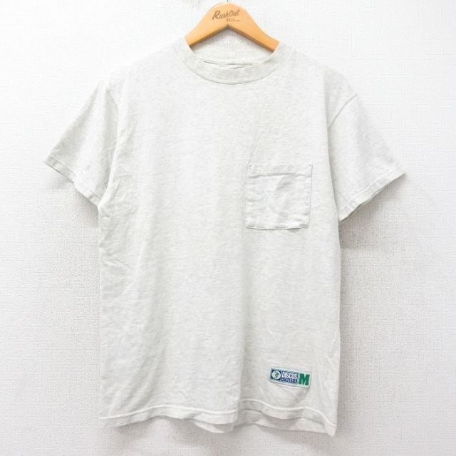 ディスカス 00s 半袖Tシャツ 胸ポケット グレー M | 古着