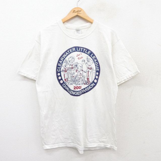 00s 半袖Tシャツ リトルリーグ ホワイト L | 古着