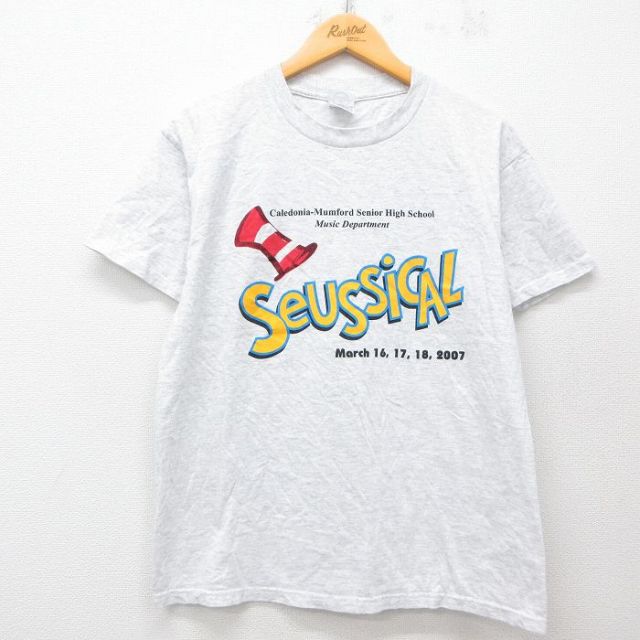 00s 半袖Tシャツ ドクタースース グレー M | 古着