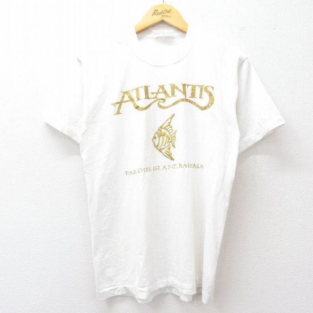 80s 半袖Tシャツ アトランティス ホワイト M | 古着