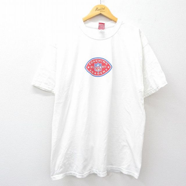 00s 半袖Tシャツ NFLコーチングアカデミー ホワイト XL | 古着