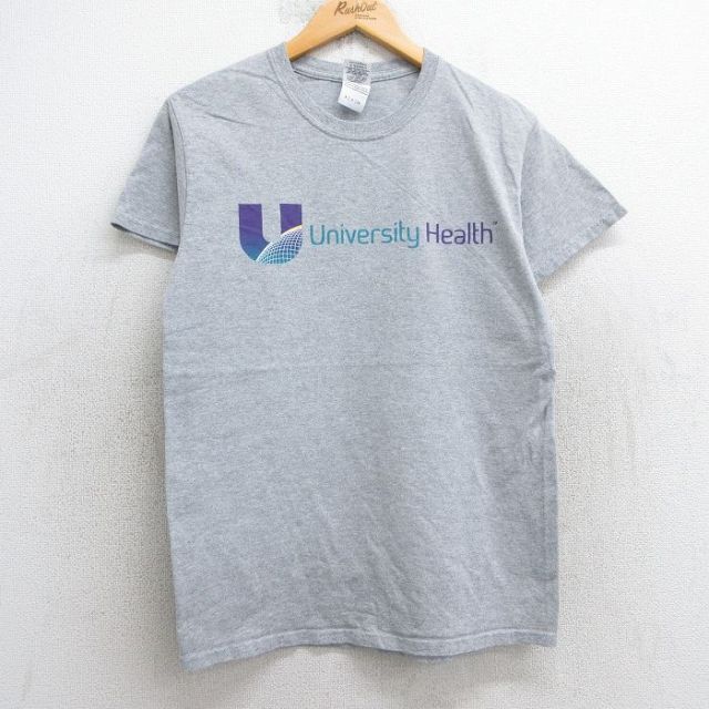 【50%OFF】00s 半袖Tシャツ 大学ヘルス グレー S | 古着