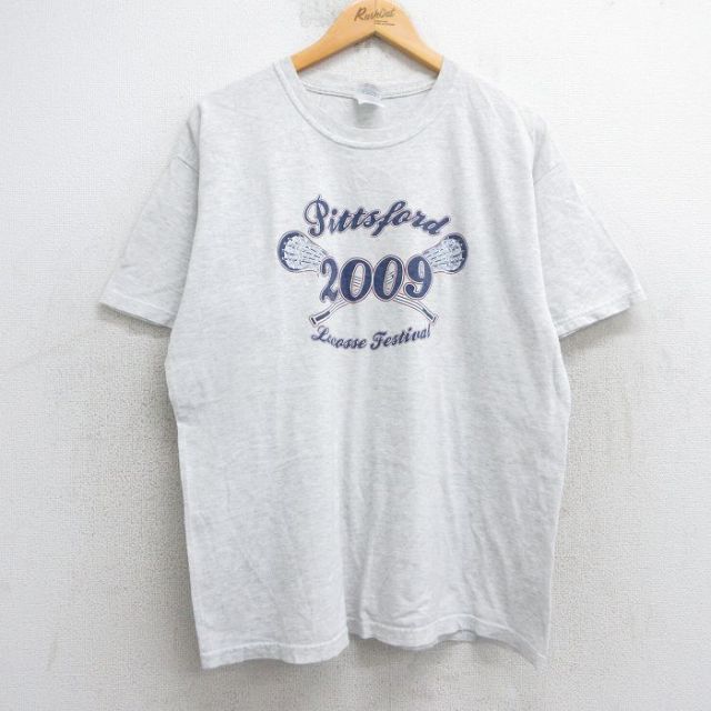 00s 半袖Tシャツ ラクロス グレー XL | 古着