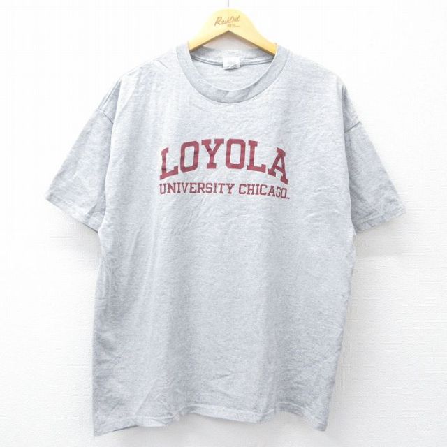 00s 半袖Tシャツ ロヨラ グレー XL | 古着