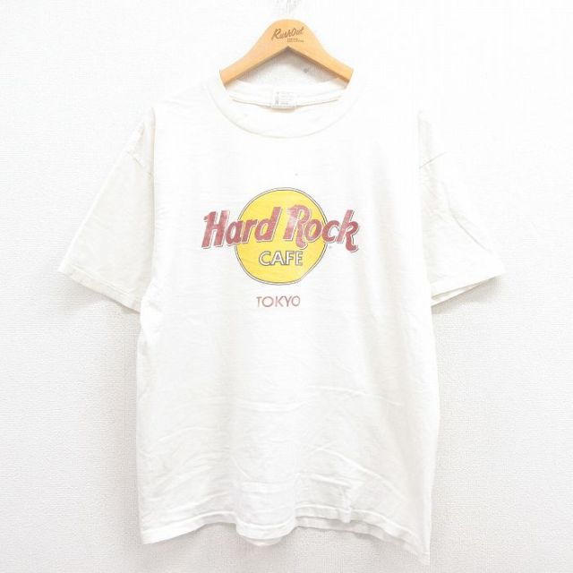 ハードロックカフェ 90s 半袖Tシャツ 東京 ホワイト XL | 古着