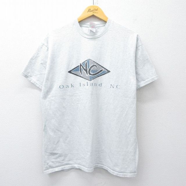 フルーツオブザルーム 00s 半袖Tシャツ NC オークアイランド グレー XL | 古着