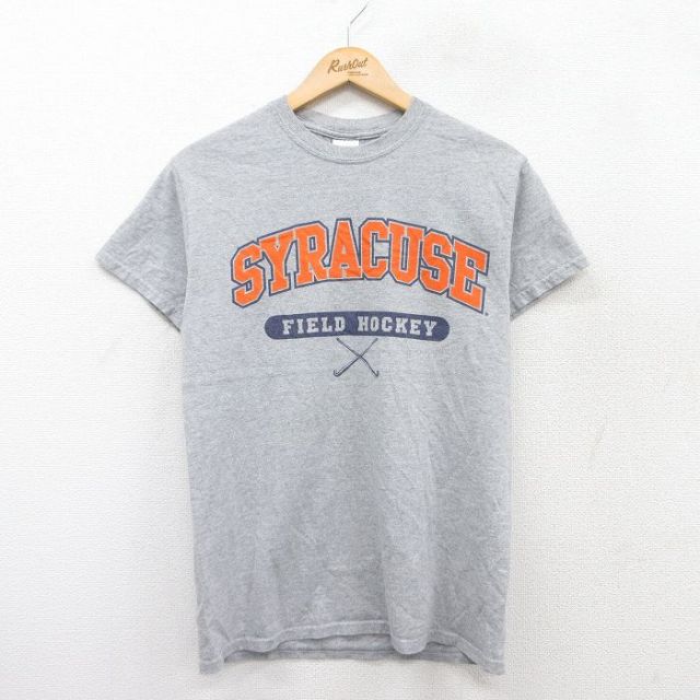 【50%OFF】00s 半袖Tシャツ シラキュースフィールドホッケー グレー S | 古着