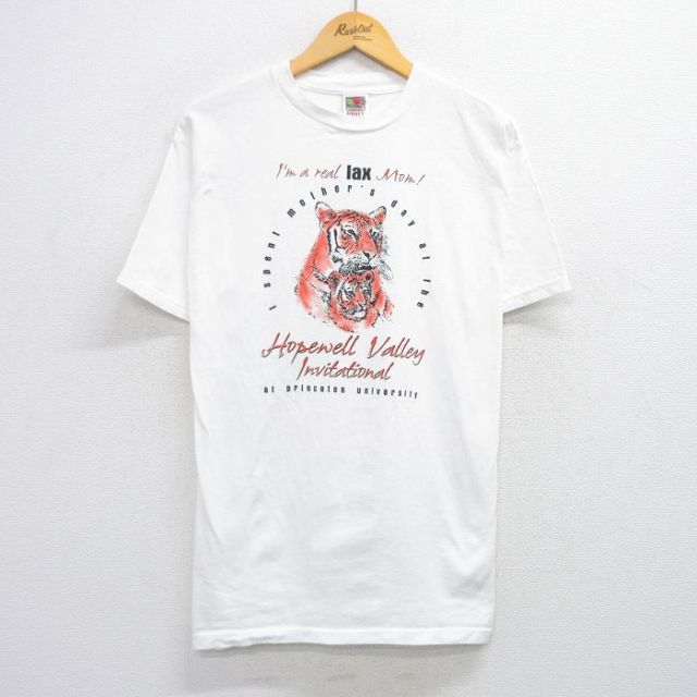 フルーツオブザルーム 00s 半袖Tシャツ トラ ホワイト L | 古着