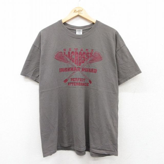 00s 半袖Tシャツ ラクロス グレー XL | 古着