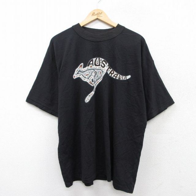 00s 半袖Tシャツ カンガルー ブラック XL | 古着