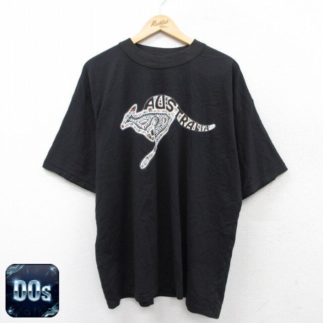 00s 半袖Tシャツ カンガルー ブラック XL | 古着