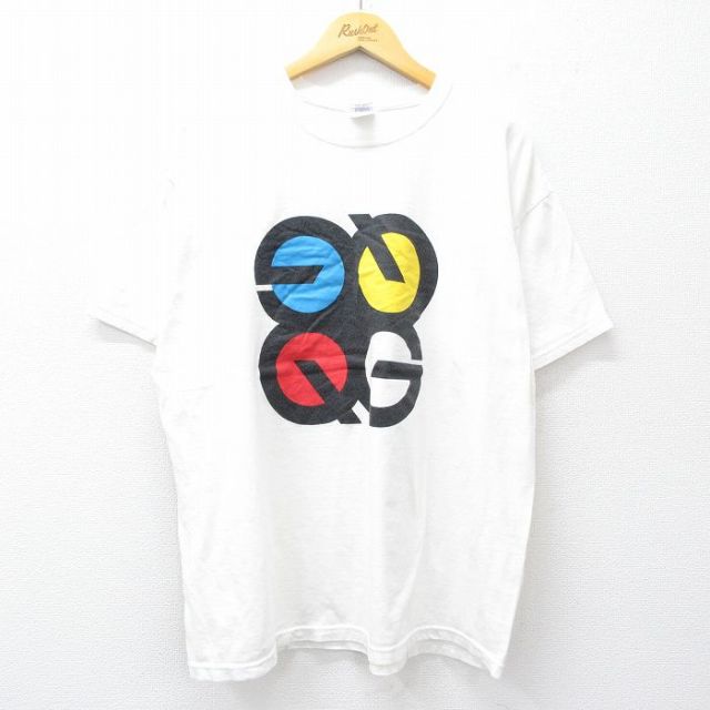 00s 半袖Tシャツ QUAD ホワイト XL | 古着