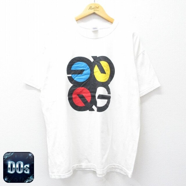 00s 半袖Tシャツ QUAD ホワイト XL | 古着