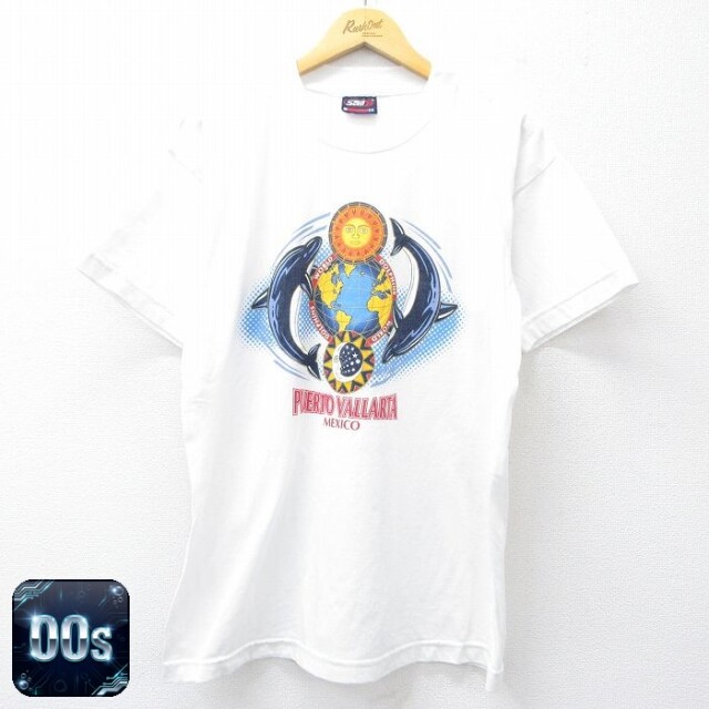 00s 半袖Tシャツ イルカ ホワイト L | 古着
