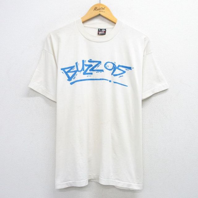 フルーツオブザルーム 90s 半袖Tシャツ BUZZ95 ホワイト XL | 古着