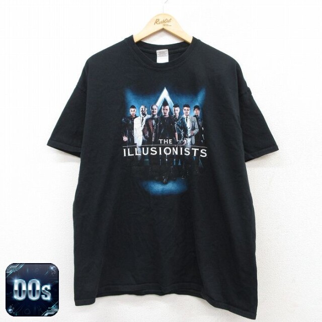 【50%OFF】00s 半袖Tシャツ ザイリュージョニスト ブラック XL | 古着