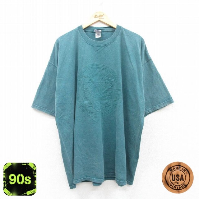 90s 半袖Tシャツ GWRRA ライトブルー XL | 古着