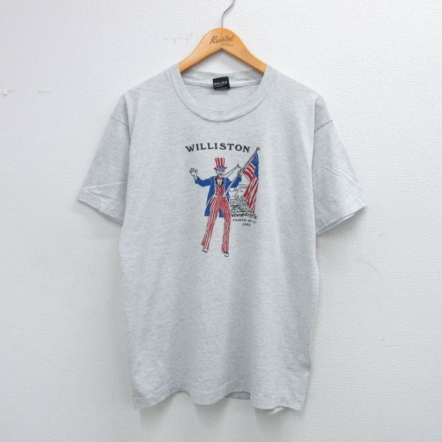 スクリーンスターズ 90s 半袖Tシャツ WILLISTON グレー L | 古着