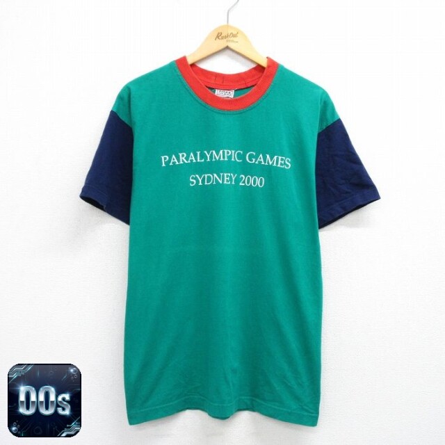 00s 半袖Tシャツ パラリンピック グリーン XL | 古着