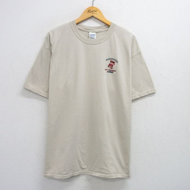 00s 半袖Tシャツ スロット ベージュ XL | 古着