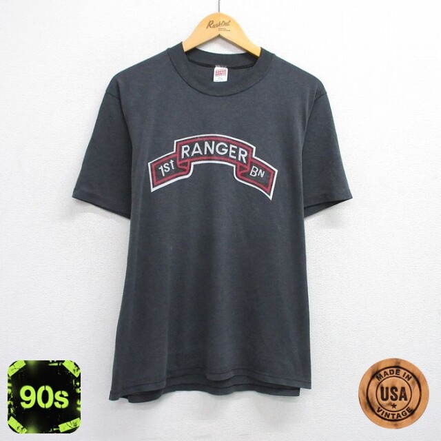 【50%OFF】90s 半袖Tシャツ RANGER ブラック XL | 古着
