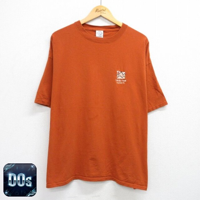 00s 半袖Tシャツ Sandia Peak オレンジ XL | 古着