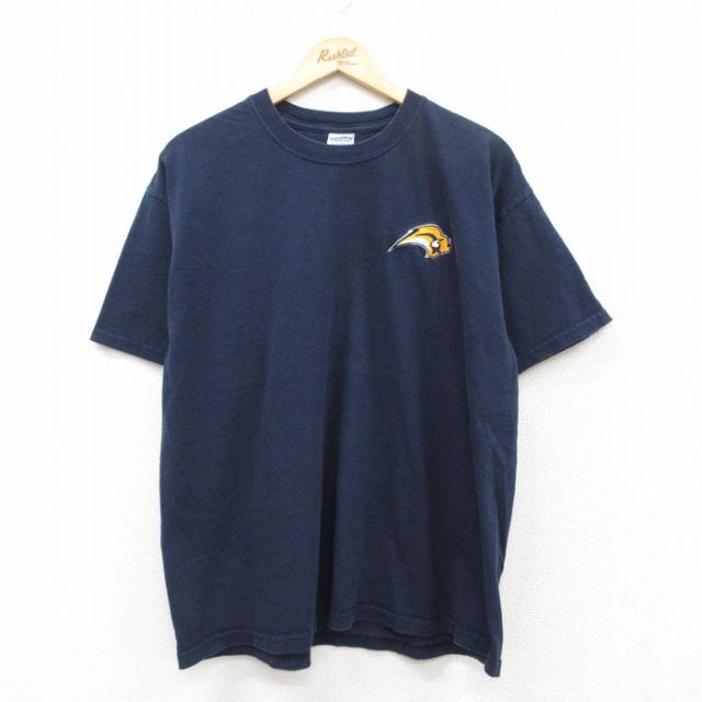 【50%OFF】00s 半袖Tシャツ バッファローセイバーズプリント ネイビー XL | 古着