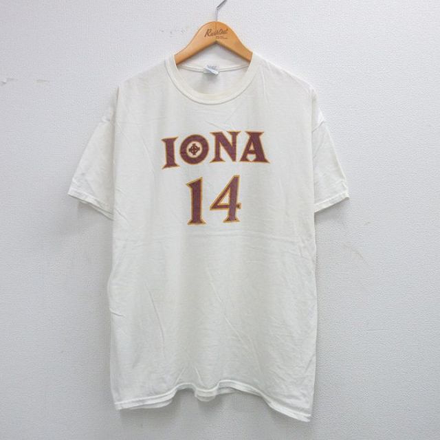 00s 半袖Tシャツ IONA GUERIN 14 ホワイト XL | 古着