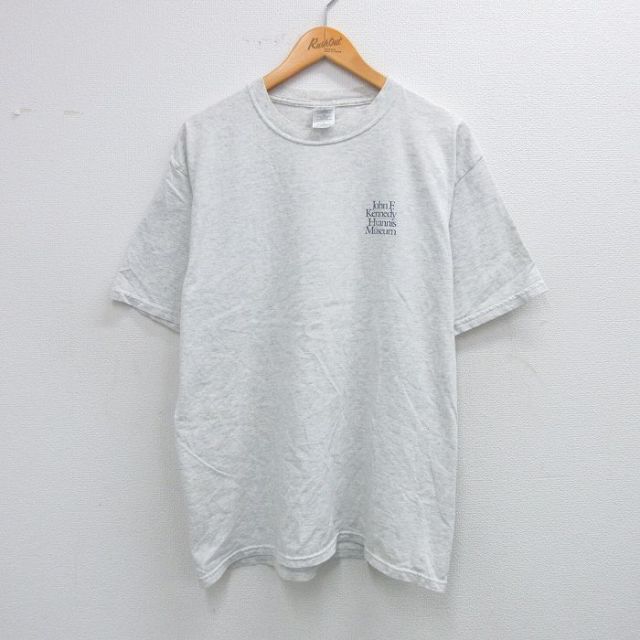 00s 半袖Tシャツ ジョン F ケネディ グレー L | 古着