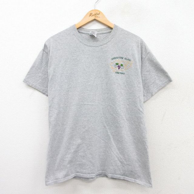 00s 半袖Tシャツ VINEYARD グレー L | 古着