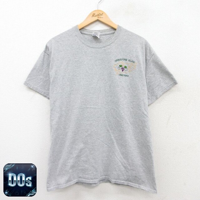 00s 半袖Tシャツ VINEYARD グレー L | 古着