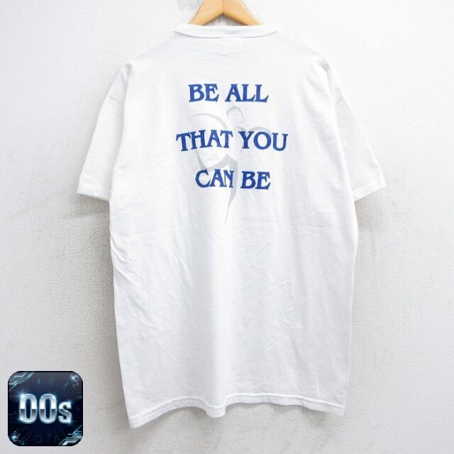 ラッセル 00s 半袖Tシャツ キャロルダンスチーム ホワイト XL | 古着