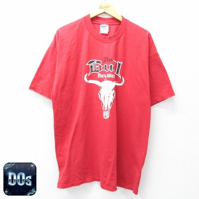 ジャージーズ 00s 半袖Tシャツ Bull レッド XL | 古着