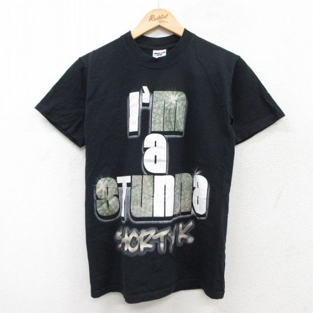 【50%OFF】00s 半袖Tシャツ STunna ブラック S | 古着