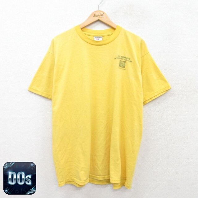 ジャージーズ 00s 半袖Tシャツ WV TECHNOLOGY イエロー XL | 古着
