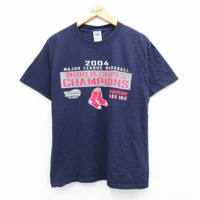 00s 半袖Tシャツ ボストンレッドソックス ネイビー M | 古着