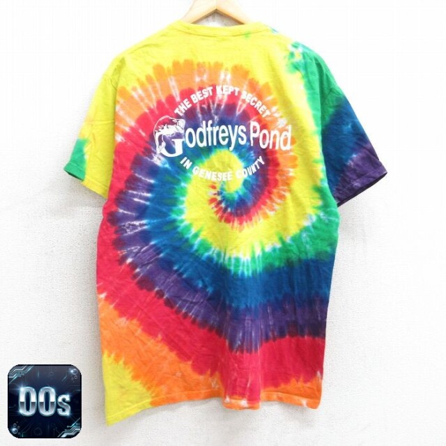 00s 半袖Tシャツ Godfreys Pond タイダイ イエロー L | 古着