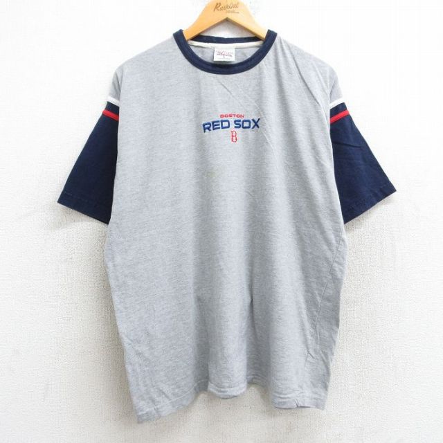 00s 半袖Tシャツ ボストンレッドソックス刺繍 グレー XL | 古着