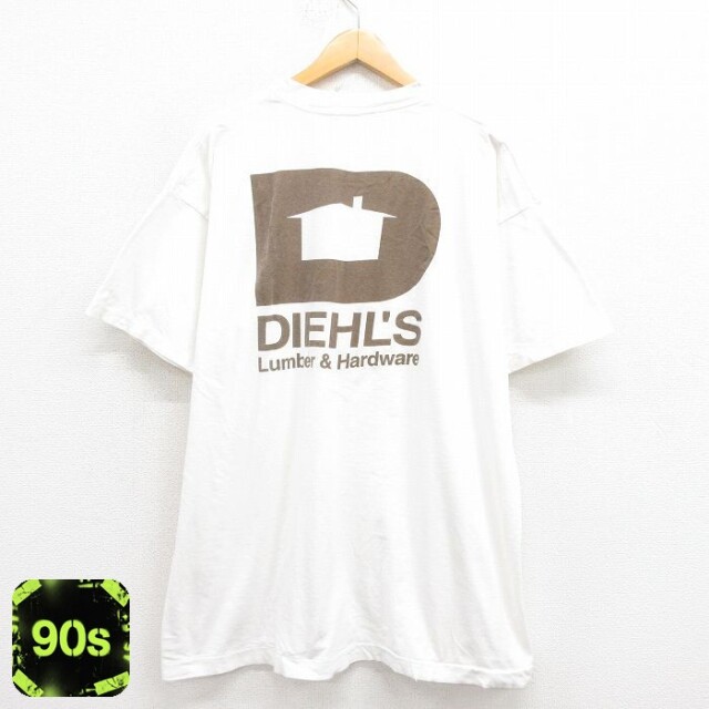 スクリーンスターズ 90s 半袖Tシャツ DIEHLS ホワイト XL | 古着