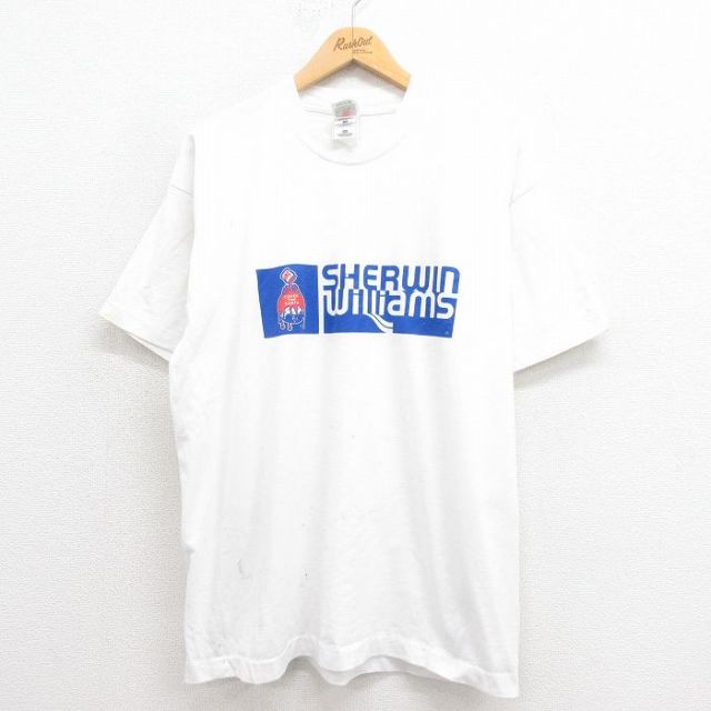 フルーツオブザルーム 00s 半袖Tシャツ シャーウィンウィリアムズ ホワイト XL | 古着