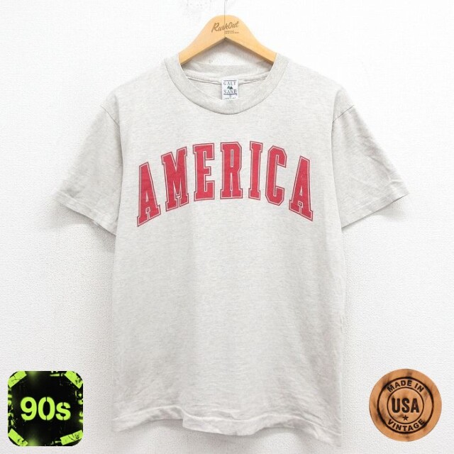 90s 半袖Tシャツ グレー M | 古着